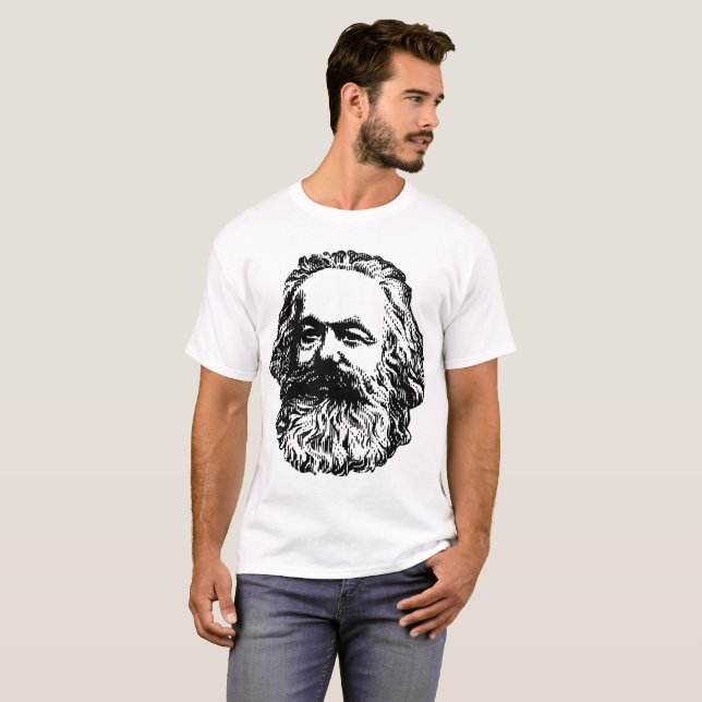 Camiseta t-shirt de Karl Marx (Frente Completa)