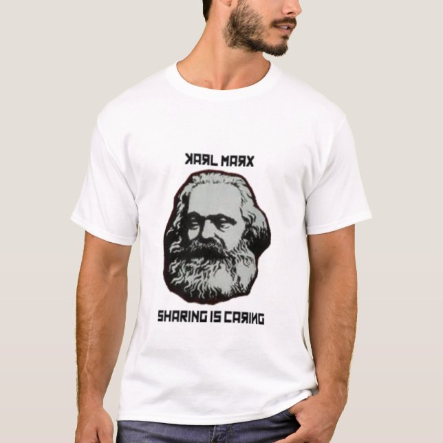Camiseta T-shirt de Karl Marx (Frente)