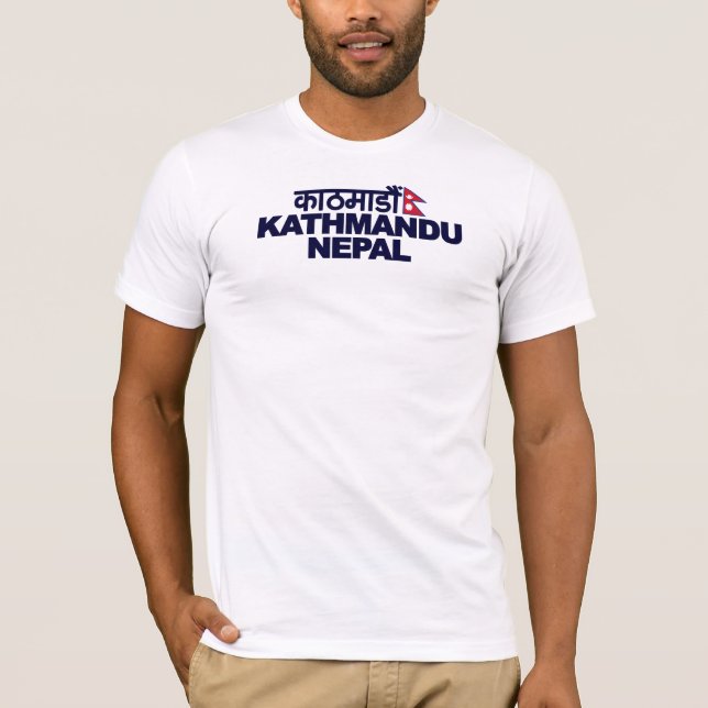 Camiseta T-shirt de Kathmandu Nepal (Frente)