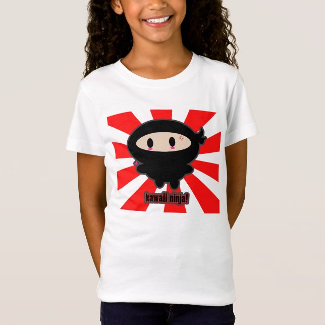 Camiseta T-shirt de Kawaii Ninja (Frente)
