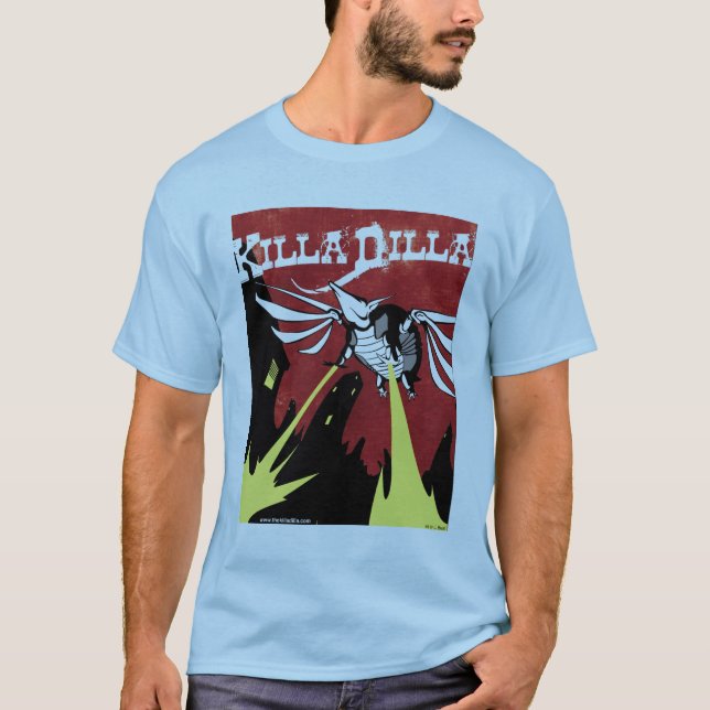 Camiseta T-shirt de Killa Dilla LazerBeam (Frente)