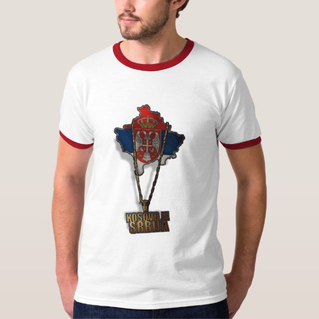 Camiseta T-shirt de Kosovo Je Srbija (Frente)
