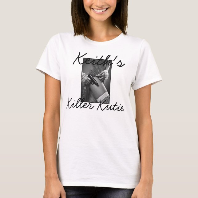 Camiseta T-shirt de Kuties do assassino de Keith (Frente)