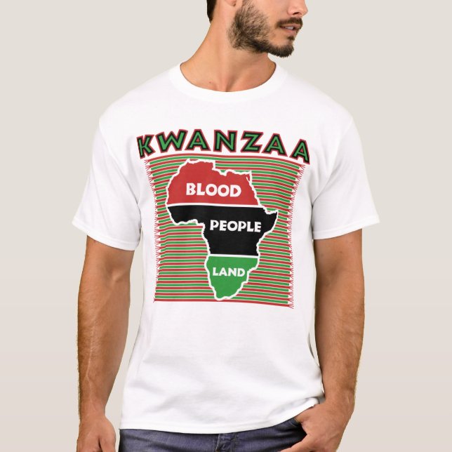 Camiseta T-shirt de Kwanzaa (Frente)