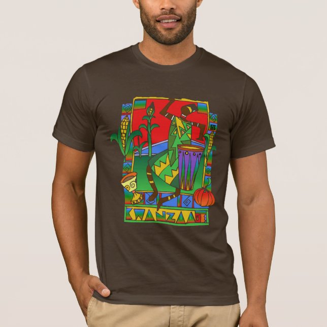 Camiseta T-shirt de Kwanzaa (Frente)
