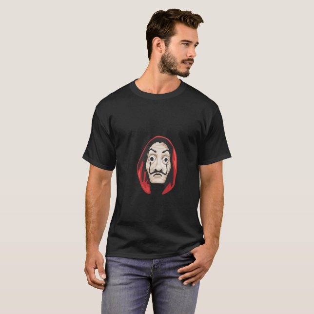 Camiseta t-shirt de la casa de papel (Frente Completa)