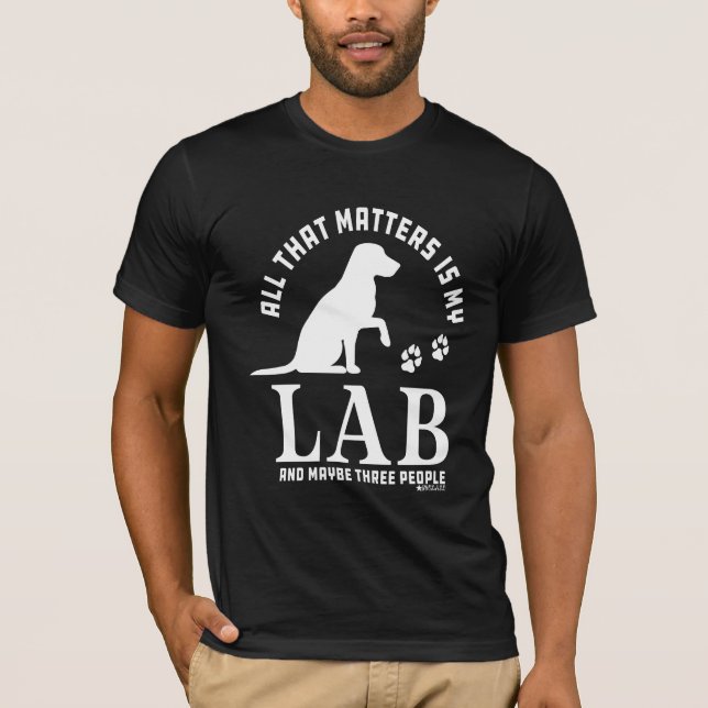 Camiseta T-shirt de labrador retriever (Frente)