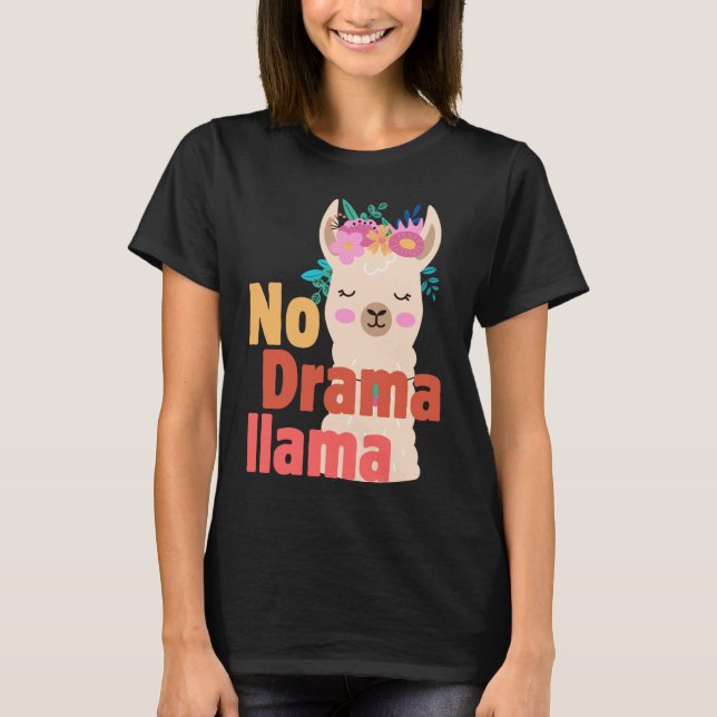 Camiseta t-shirt de lama sem drama (Frente)