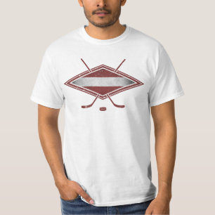 Camiseta T-shirt de Latvijas Hokejs com nome & número