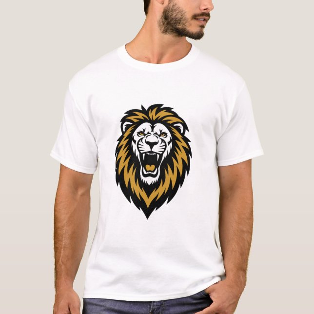 Camiseta t-shirt de leão (Frente)