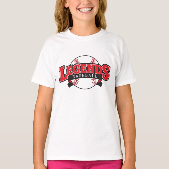 Camiseta t-shirt de lendas femininas (Frente)