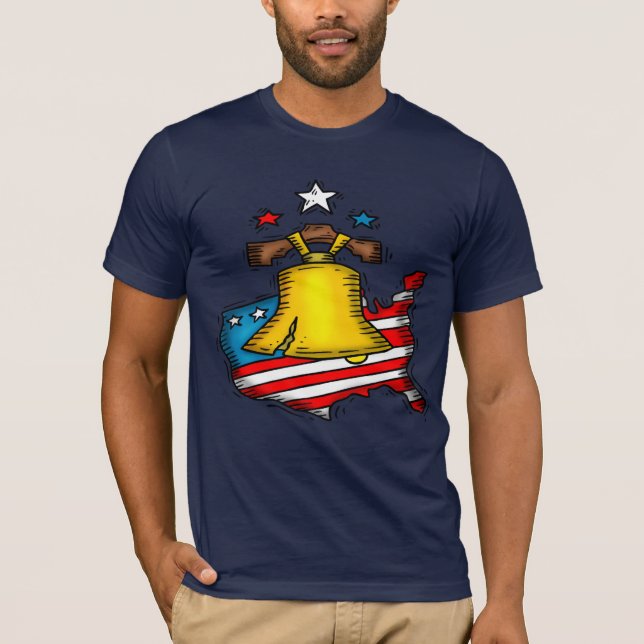 Camiseta T-shirt de Liberty Bell (Frente)