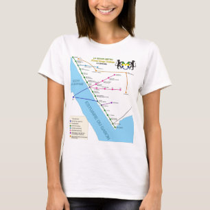 Camiseta T-shirt de Libreville Gabon do metro do OBO