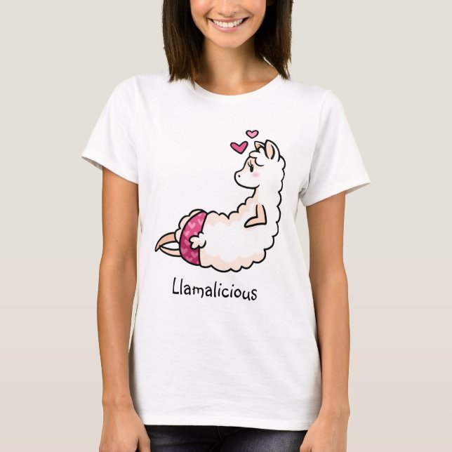 Camiseta T-shirt de Llamalicious (Frente)