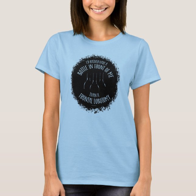 Camiseta T-Shirt de Lobotomia Frontal (Frente)