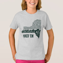 Camiseta T-Shirt de Longa Distância das Mulheres com Perfur