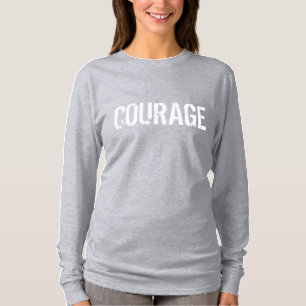 Camiseta T-Shirt de Longa Folha, de CORAGEM, de uso feminin