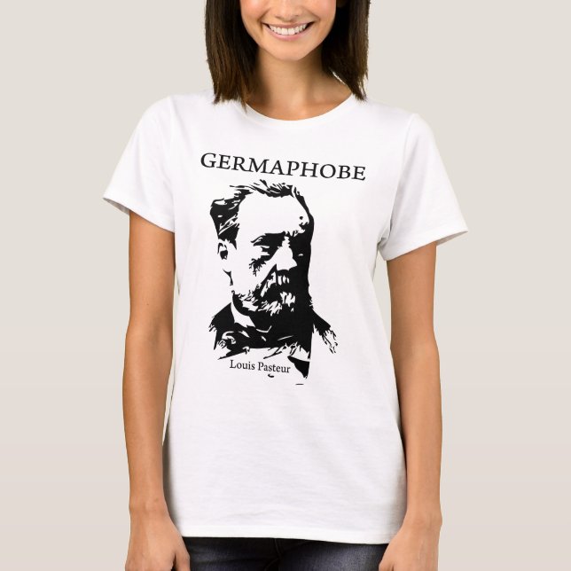 Camiseta T-shirt de Louis Pasteur (mulheres) (Frente)