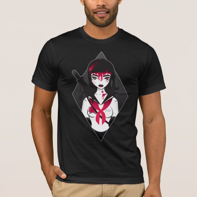 Camiseta T-shirt de LoungeKat - de Sukeban (homens) (Frente)
