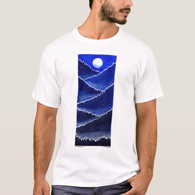 Camiseta T-shirt de "LUNA" do lago autumn (Frente)