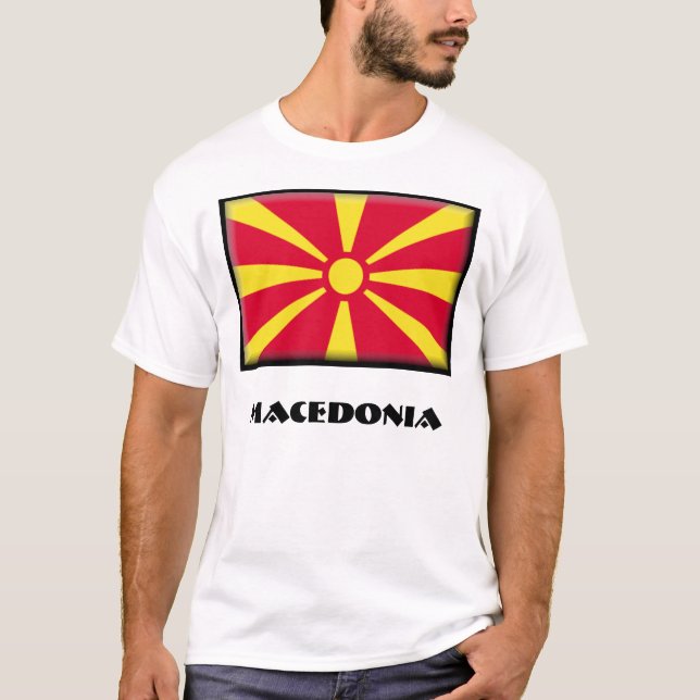 Camiseta T-shirt de Macedónia (Frente)