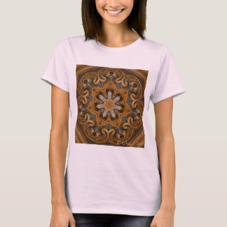 Camiseta T-shirt de madeira do design