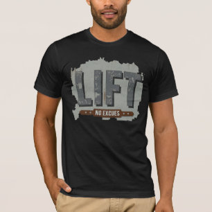 Camiseta T-Shirt de malhação de ginástica LIFT