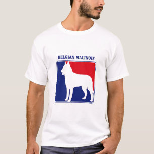 Camiseta T-shirt de Malinois do belga da liga principal