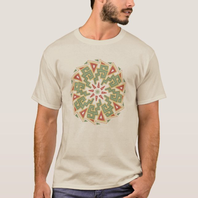 Camiseta t-shirt de mandala (Frente)