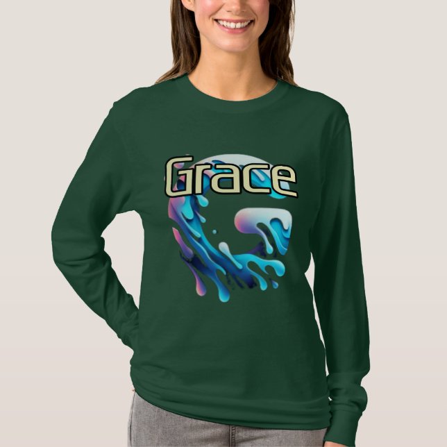 Camiseta T-Shirt de manga comprida básica (Frente)