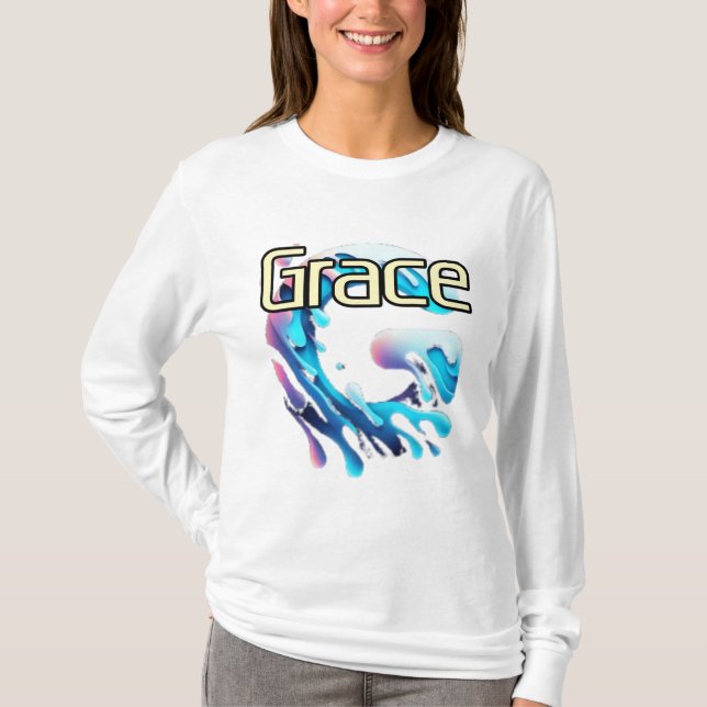 Camiseta T-Shirt de manga comprida básica (Frente)