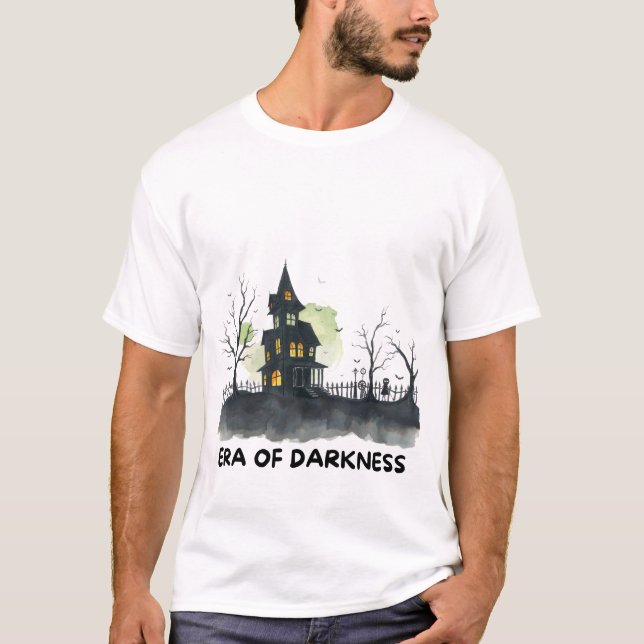 Camiseta T-Shirt De Mão Assolada - Casa Ligada E Água De Mo (Frente)