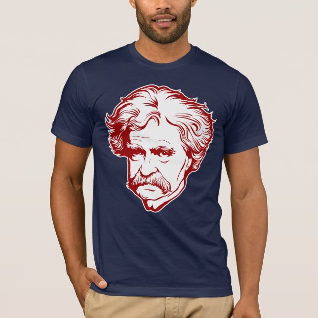 Camiseta T-shirt de Mark Twain (Frente)