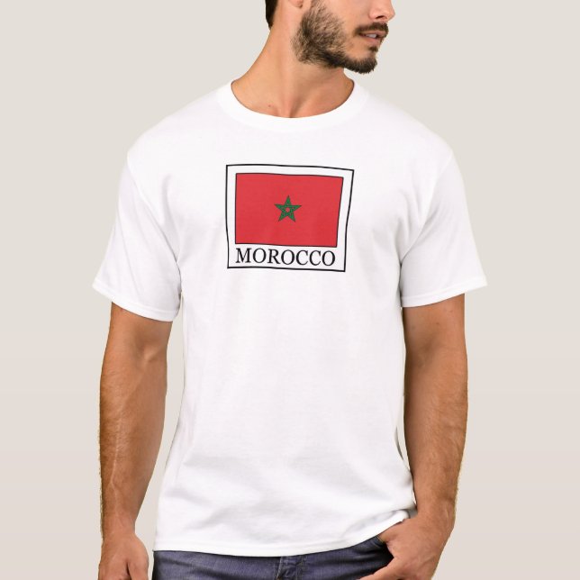 Camiseta T-shirt de Marrocos (Frente)