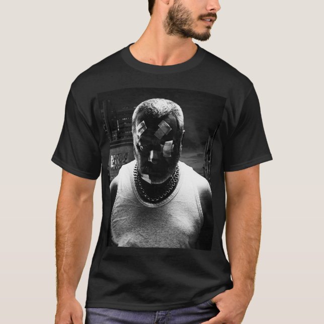 Camiseta T-shirt de Marv - de Sin City (Frente)