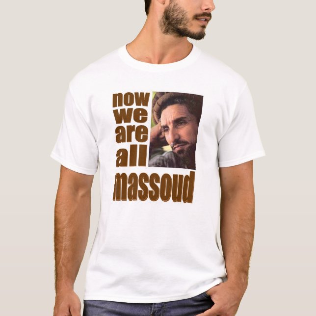 Camiseta T-shirt de Massoud (Frente)