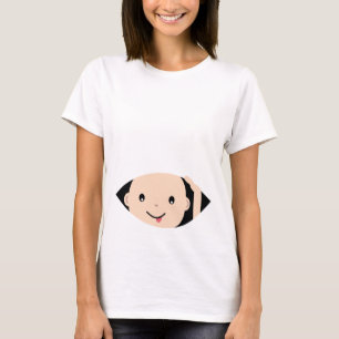 Camiseta T-Shirt de Maternidade de Peek-A-Boo