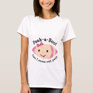 Camiseta T-Shirt de Maternidade de Peek-A-Boo