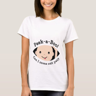 Camiseta T-Shirt de Maternidade de Peek-A-Boo