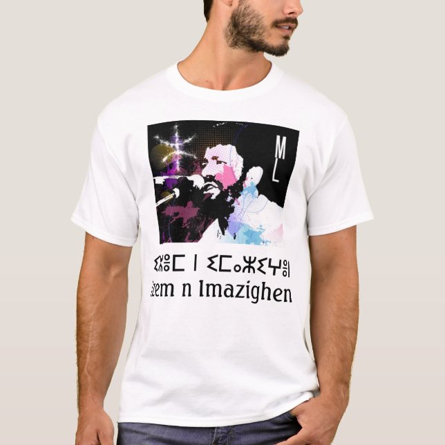 Camiseta T-shirt de Matoub Lounes (Frente)