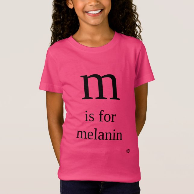 Camiseta t-shirt de melanina (Frente)