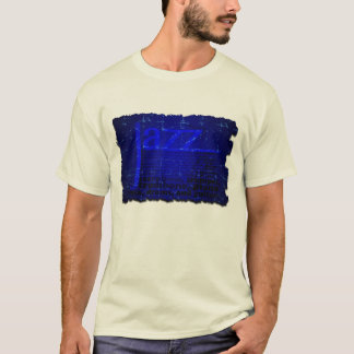 Camiseta T-shirt de Men´s da música jazz natural