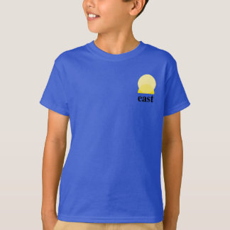 Camiseta T-Shirt de Menino em Azul Real Profundo