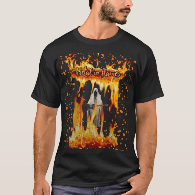 Camiseta T-Shirt de metal de música (Frente)