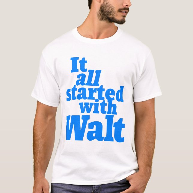 Camiseta T-shirt de MiceAge Walt (Frente)