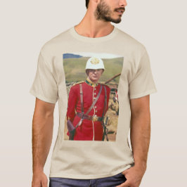 Camiseta T-shirt de Michael Caine (cena do tribo Zulu)