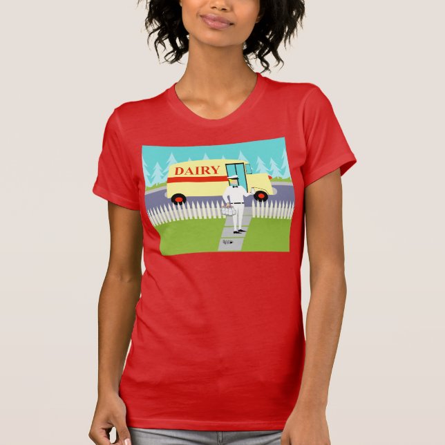 Camiseta T-Shirt de Milkman de Pequena Cidade (Frente)