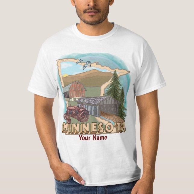 Camiseta t-shirt de Minnesota (Frente)