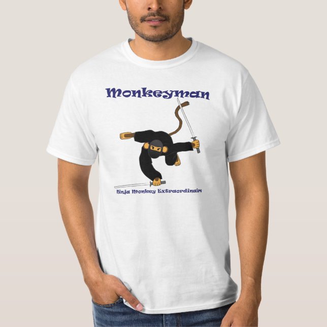 Camiseta T-shirt de Monkeyman (Frente)