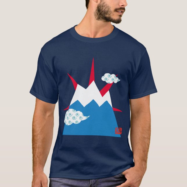 Camiseta T-shirt de Monte Fuji (Frente)